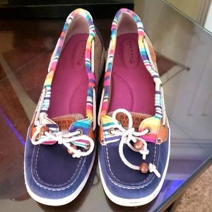 Sperry 9.5 womens colorful, comfortable